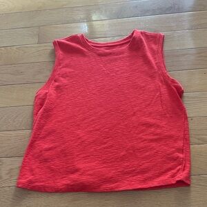 Essentials Bold Red Knit Top